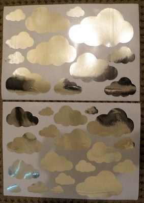 Mirror Cloud Clouds Wall Stickers