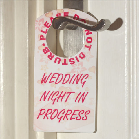 Please Do Not Disturb Wedding Night In Progress