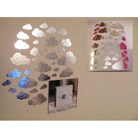 Mirror Clouds Wall Stickers