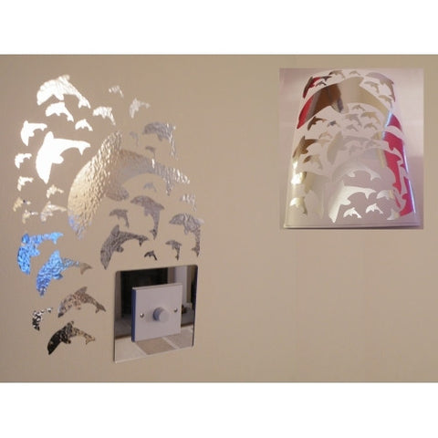 Mirror Dolphin Wall Stickers