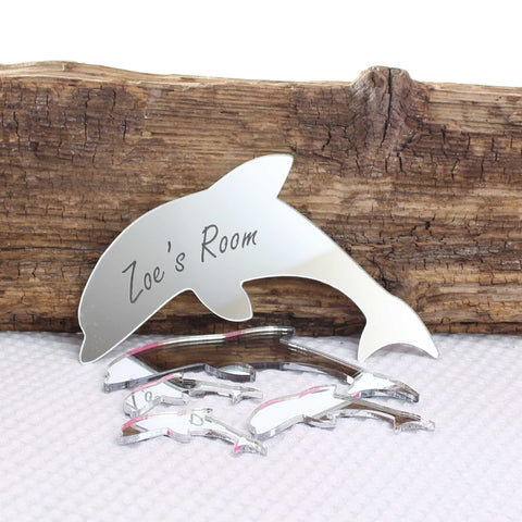 Personalised Mirror  Dolphin