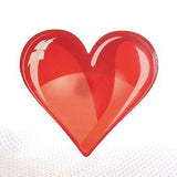 Red Heart Acrylic wall plaque decoration