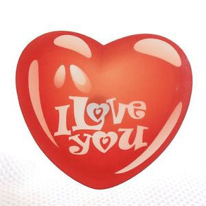 Balloon I Love You Red Heart Acrylic wall plaque decoration