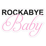 ROCKABYE Baby Door or Wall Art Sticker