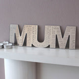 Love Home Mum Dad Mirror Engraved Acrylic Wall Art