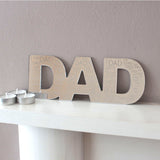 Love Home Mum Dad Mirror Engraved Acrylic Wall Art