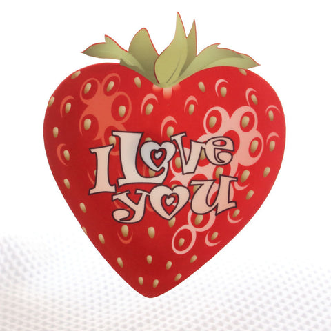 I Love You Strawberry Acrylic wall plaque decoration